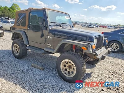 Czwarte zdjęcie samochodu z boku: 2004 JEEP WRANGLER X VIN:1J4FA39S34P701443 - miniatura