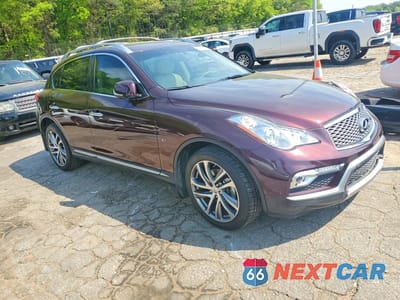 Czwarte zdjęcie samochodu z boku: 2017 INFINITI QX50 BASE VIN:JN1BJ0RP8HM380198 - miniatura