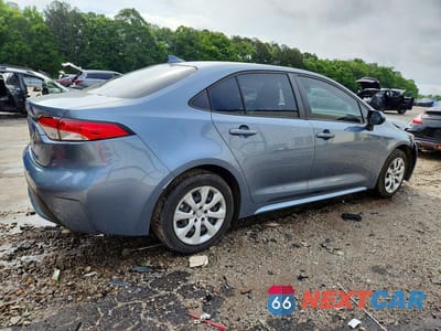 Trzecie zdjęcie samochodu z tyłu: 2021 TOYOTA COROLLA LE VIN:JTDEPMAE5MJ183009 - miniatura