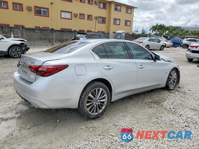 Trzecie zdjęcie samochodu z tyłu: 2018 INFINITI Q50 3.0T LUXE VIN:JN1EV7AR4JM610249 - miniatura