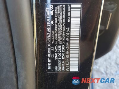 Zdjęcie 12 z 12 samochodu: 2022 MERCEDES-BENZ E 350 VIN:W1KZF8DB8NB087454 - miniatura