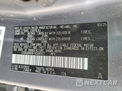 Zdjęcie 13 z 13 samochodu: 2026 TOYOTA HIGHLA XLE VIN:5TDKDRBH6TS598522 - miniatura