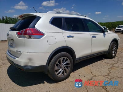 Trzecie zdjęcie samochodu z tyłu: 2015 NISSAN ROGUE SL VIN:5N1AT2MV2FC902827 - miniatura
