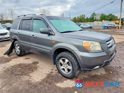 Czwarte zdjęcie samochodu z boku: 2007 HONDA PILOT EXL VIN:2HKYF18587H528776 - miniatura