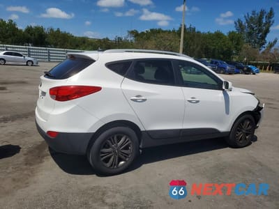 Trzecie zdjęcie samochodu z tyłu: 2014 HYUNDAI TUCSON SE VIN:KM8JU3AG5EU821287 - miniatura
