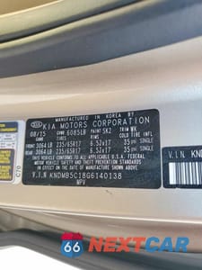 Zdjęcie 13 z 13 samochodu: 2016 KIA SEDONA LX VIN:KNDMB5C18G6140138 - miniatura