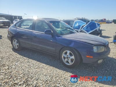 Czwarte zdjęcie samochodu z boku: 2003 HYUNDAI ELANTRA GT VIN:KMHDN55D93U079303 - miniatura