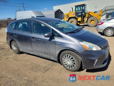 Czwarte zdjęcie samochodu z boku: 2012 TOYOTA PRIUS V TWO VIN:JTDZN3EU2C3173348 - miniatura