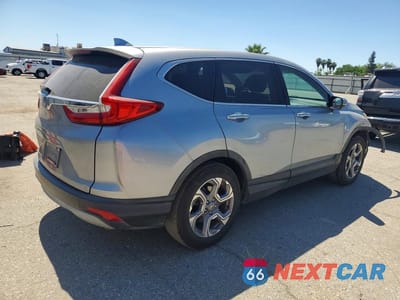 Trzecie zdjęcie samochodu z tyłu: 2019 HONDA CR-V EX VIN:7FARW1H52KE033733 - miniatura