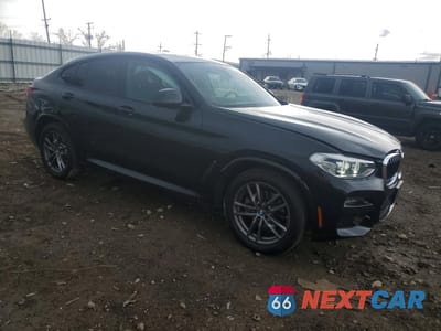 Czwarte zdjęcie samochodu z boku: 2021 BMW X4 XDRIVE30I VIN:5UX2V1C07M9D82414 - miniatura