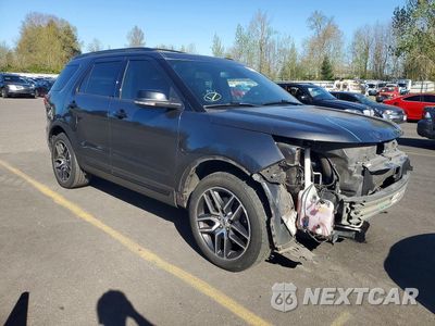 Czwarte zdjęcie samochodu z boku: 2019 FORD EXPLORER SPORT VIN:1FM5K8GTXKGB54333 - miniatura