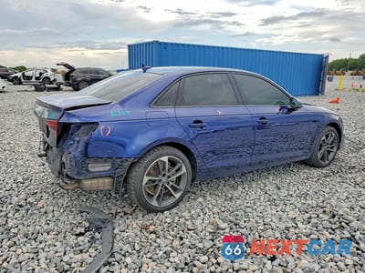 Trzecie zdjęcie samochodu z tyłu: 2019 AUDI A4 PREMIUM VIN:WAUGMAF47KA107625 - miniatura