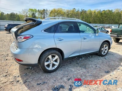Trzecie zdjęcie samochodu z tyłu: 2012 LEXUS RX 350 BASE VIN:2T2BK1BA6CC127064 - miniatura