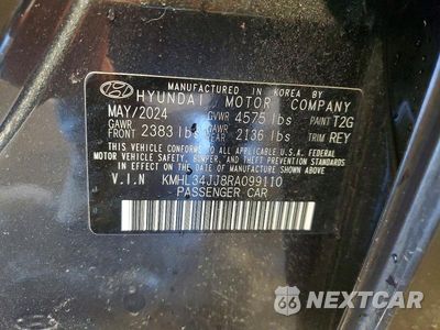 Zdjęcie 13 z 13 samochodu: 2024 HYUNDAI SONATA HYBRID SEL VIN:KMHL34JJ8RA099110 - miniatura
