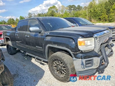 Czwarte zdjęcie samochodu z boku: 2014 GMC SIERRA K1500 SLE VIN:3GTU2UEH6EG352617 - miniatura