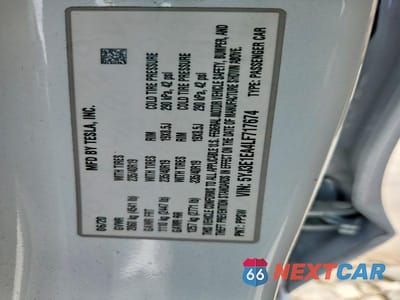 Zdjęcie 12 z 12 samochodu: 2020 TESLA MODEL 3 VIN:5YJ3E1EA4LF717674 - miniatura