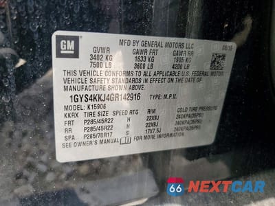 Zdjęcie 13 z 13 samochodu: 2016 CADILLAC ESCALADE ESV PLATINUM VIN:1GYS4KKJ4GR142916 - miniatura