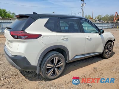 Trzecie zdjęcie samochodu z tyłu: 2021 NISSAN ROGUE SL VIN:JN8AT3CB0MW206341 - miniatura