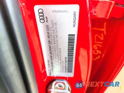 Zdjęcie 13 z 13 samochodu: 2017 AUDI A3 PREMIUM VIN:WAUB8GFF1H1064783 - miniatura