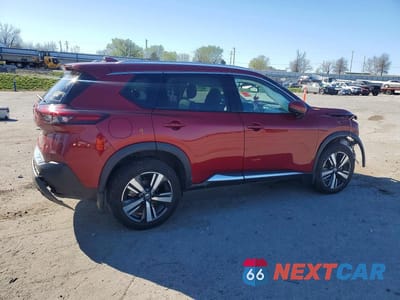 Trzecie zdjęcie samochodu z tyłu: 2021 NISSAN ROGUE SL VIN:5N1AT3CA3MC801250 - miniatura