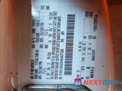 Zdjęcie 13 z 13 samochodu: 2017 FORD ESCAPE SE VIN:1FMCU9GDXHUA37328 - miniatura