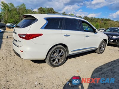 Trzecie zdjęcie samochodu z tyłu: 2014 INFINITI QX60 BASE VIN:5N1AL0MM9EC506792 - miniatura