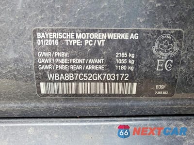 Zdjęcie 12 z 12 samochodu: 2016 BMW 340 XI VIN:WBA8B7C52GK703172 - miniatura