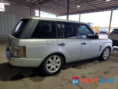 Trzecie zdjęcie samochodu z tyłu: 2008 LAND ROVER RANGE ROVER HSE VIN:SALME15488A292676 - miniatura