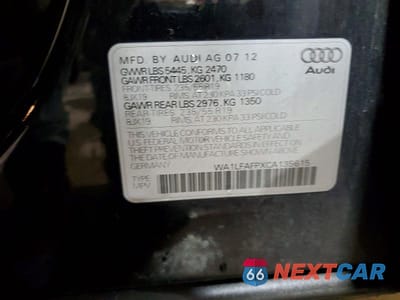 Zdjęcie 13 z 13 samochodu: 2012 AUDI Q5 PREMIUM PLUS VIN:WA1LFAFPXCA135615 - miniatura