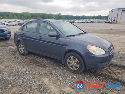 Czwarte zdjęcie samochodu z boku: 2009 HYUNDAI ACCENT GLS VIN:KMHCN46C09U297974 - miniatura