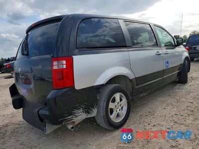 Trzecie zdjęcie samochodu z tyłu: 2009 DODGE GRAND CARAVAN SE VIN:2D8HN44E09R542155 - miniatura