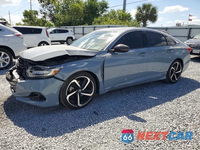 2021 HONDA ACCORD SPORT SE 1HGCV1F41MA023139 - główne zdjęcie licytacji z USA - miniatura
