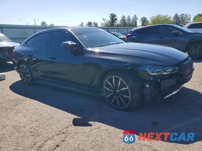 Czwarte zdjęcie samochodu z boku: 2024 BMW M440XI GRAN COUPE VIN:WBA13AW06RFT57523 - miniatura