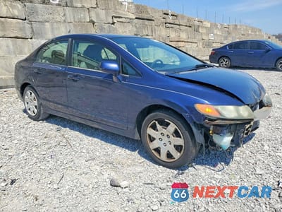 Czwarte zdjęcie samochodu z boku: 2006 HONDA CIVIC LX VIN:1HGFA16536L082153 - miniatura