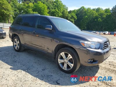 Czwarte zdjęcie samochodu z boku: 2009 TOYOTA HIGHLANDER SPORT VIN:JTEES43A492127410 - miniatura