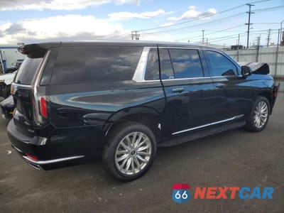 Trzecie zdjęcie samochodu z tyłu: 2023 CADILLAC ESCALADE ESV LUXURY VIN:1GYS4JKT5PR442363 - miniatura