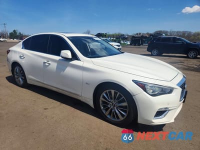 Czwarte zdjęcie samochodu z boku: 2020 INFINITI Q50 3.0T LUXE VIN:JN1EV7AR4LM252346 - miniatura