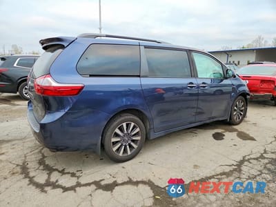 Trzecie zdjęcie samochodu z tyłu: 2020 TOYOTA SIENNA XLE 7-PASSENGER VIN:5TDDZ3DC4LS238531 - miniatura