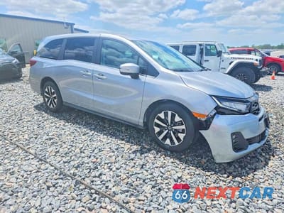 Czwarte zdjęcie samochodu z boku: 2025 HONDA ODYSSEY EXL VIN:5FNRL6H65SB080586 - miniatura