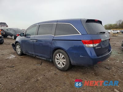 Drugie zdjęcie samochodu z przodu: 2016 HONDA ODYSSEY EXL VIN:5FNRL5H60GB139254 - miniatura