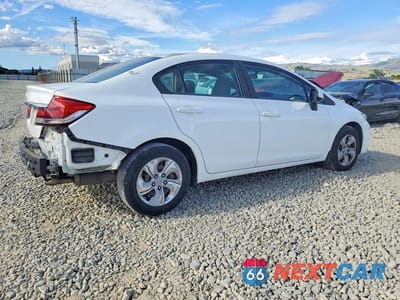 Trzecie zdjęcie samochodu z tyłu: 2013 HONDA CIVIC LX VIN:19XFB2F57DE245457 - miniatura