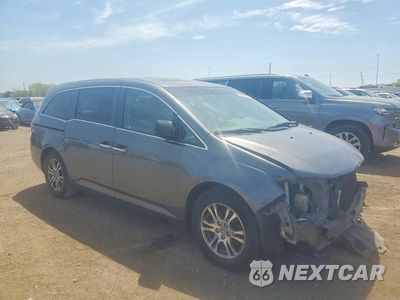 Czwarte zdjęcie samochodu z boku: 2011 HONDA ODYSSEY EXL VIN:5FNRL5H6XBB073921 - miniatura