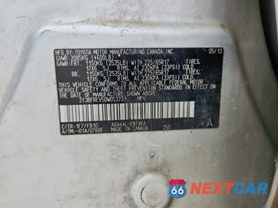 Zdjęcie 13 z 13 samochodu: 2013 TOYOTA RAV4 LE VIN:2T3BFREV5DW053231 - miniatura