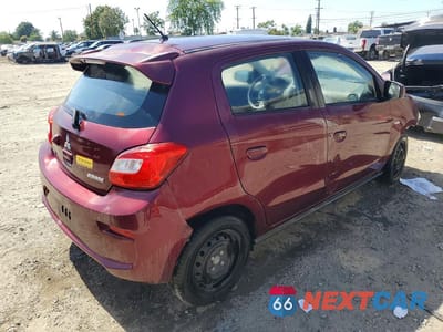 Trzecie zdjęcie samochodu z tyłu: 2018 MITSUBISHI MIRAGE ES VIN:ML32A3HJ2JH006117 - miniatura
