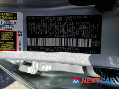 Zdjęcie 12 z 12 samochodu: 2024 TOYOTA CAMRY VIN:4T1T11AKXRU897300 - miniatura