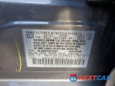 Zdjęcie 12 z 12 samochodu: 2022 NISSAN SENTRA SV VIN:3N1AB8CV6NY226063 - miniatura