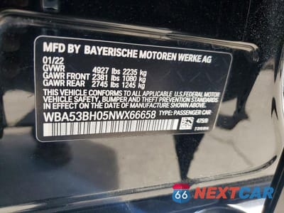 Zdjęcie 12 z 12 samochodu: 2022 BMW 530 I VIN:WBA53BH05NWX66658 - miniatura