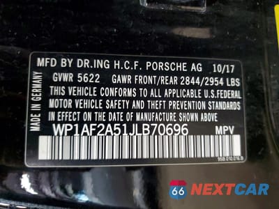 Zdjęcie 13 z 13 samochodu: 2018 PORSCHE MACAN TURBO VIN:WP1AF2A51JLB70696 - miniatura