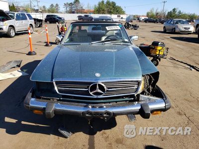 Piąte zdjęcie samochodu w środku: 1987 MERCEDES-BENZ 560 SL VIN:WDBBA48D9HA064479 - miniatura