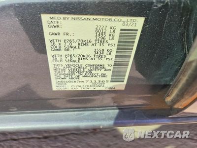 Zdjęcie 12 z 12 samochodu: 2021 NISSAN FRONTIER SV VIN:1N6ED0EB7MN711365 - miniatura
